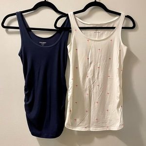 Lot of Two Maternity Tank Tops